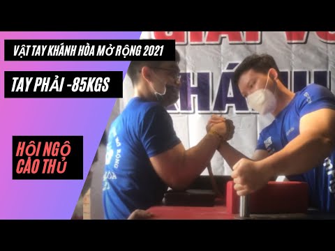Giải vô địch vật tay Khánh Hoà 12/2021 - Tay Phải, 85Kg.#armwrestling #vattay #armfight